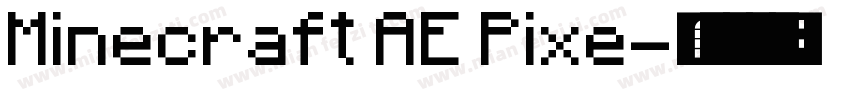 Minecraft AE Pixe字体转换